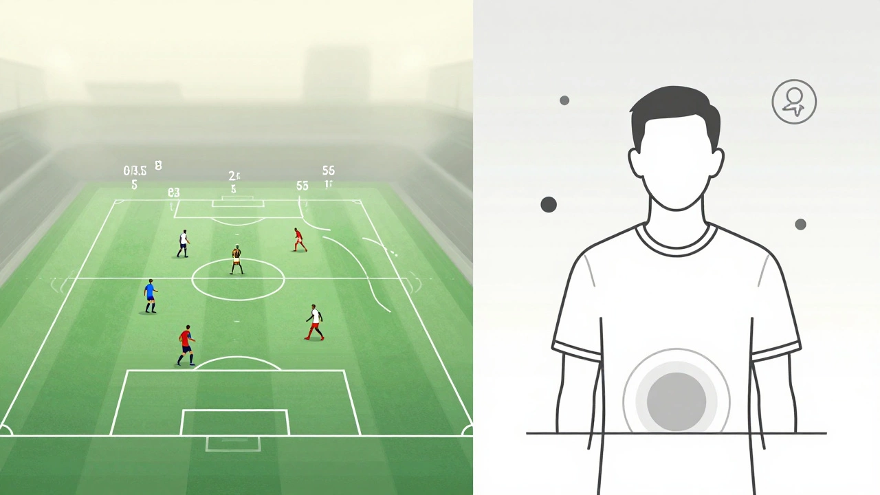 Сравнение поверхностной статистики и глубокого анализа действий игрока без мяча.