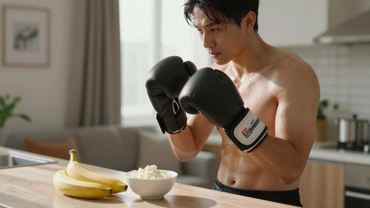 Что лучше кушать перед тренировкой по боксу в домашних условиях