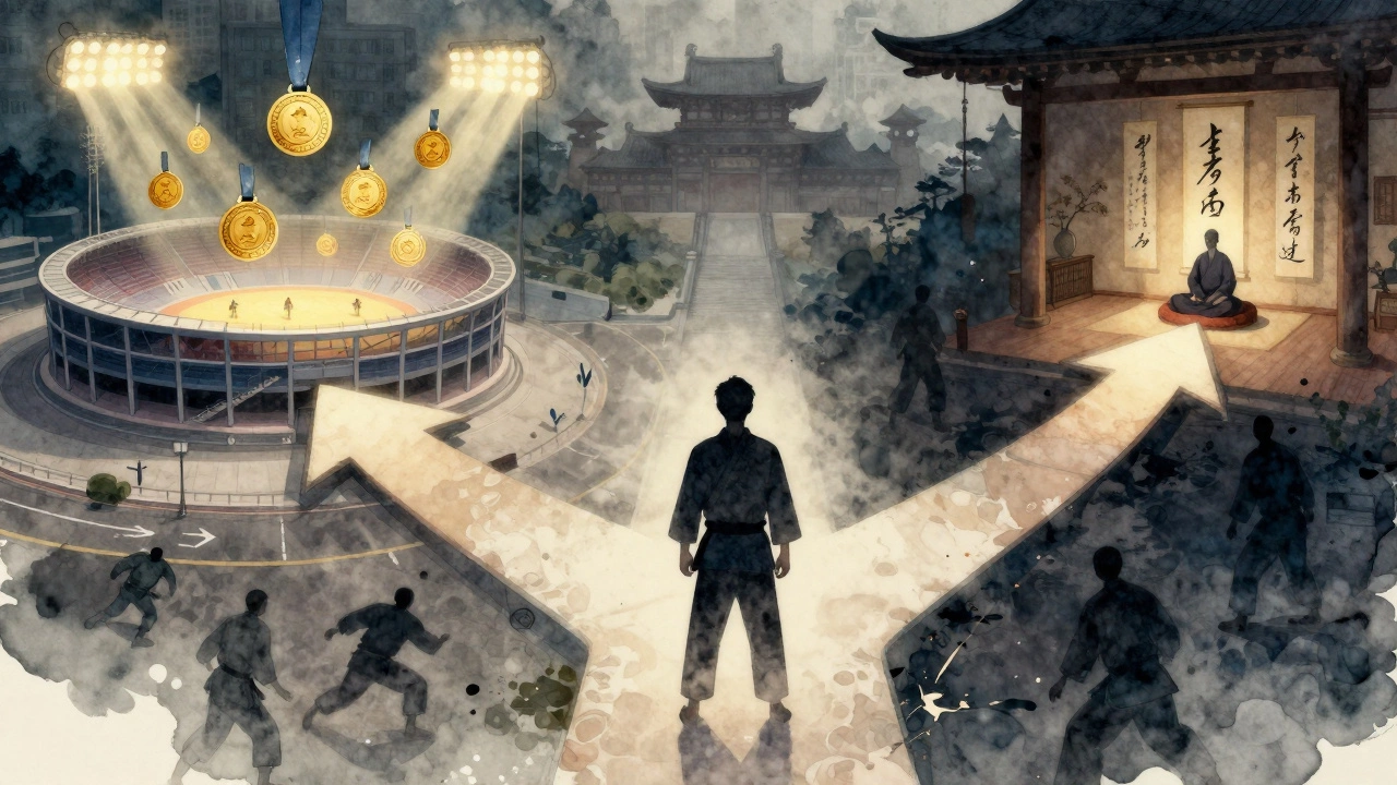 Выбор пути развития: спорт, защита или философское искусство