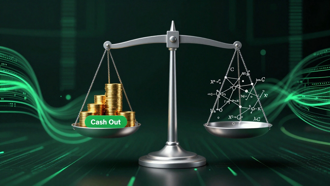 Цифровые весы, символизирующие баланс риска и аналитики в ставках