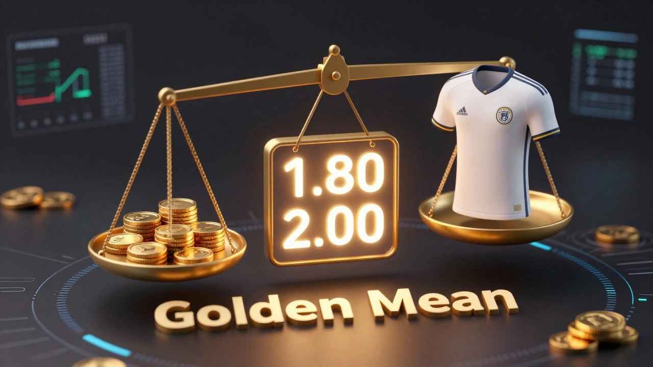 Стилизованные весы с коэффициентами 1.80 и 2.00 на цифровом интерфейсе